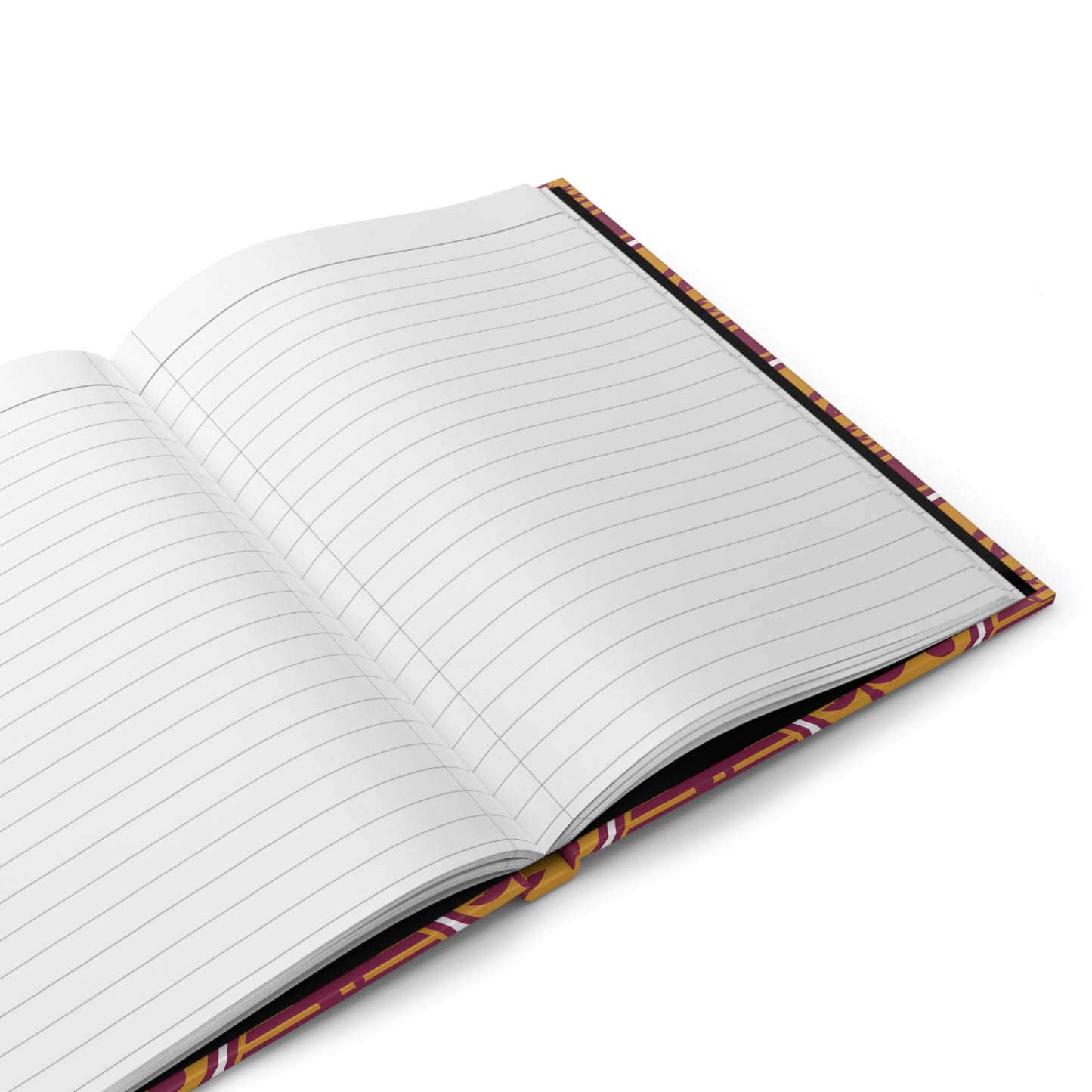 Retro Palm Sunset Hardcover Journal | Tropical Palm Tree Pattern Notebook