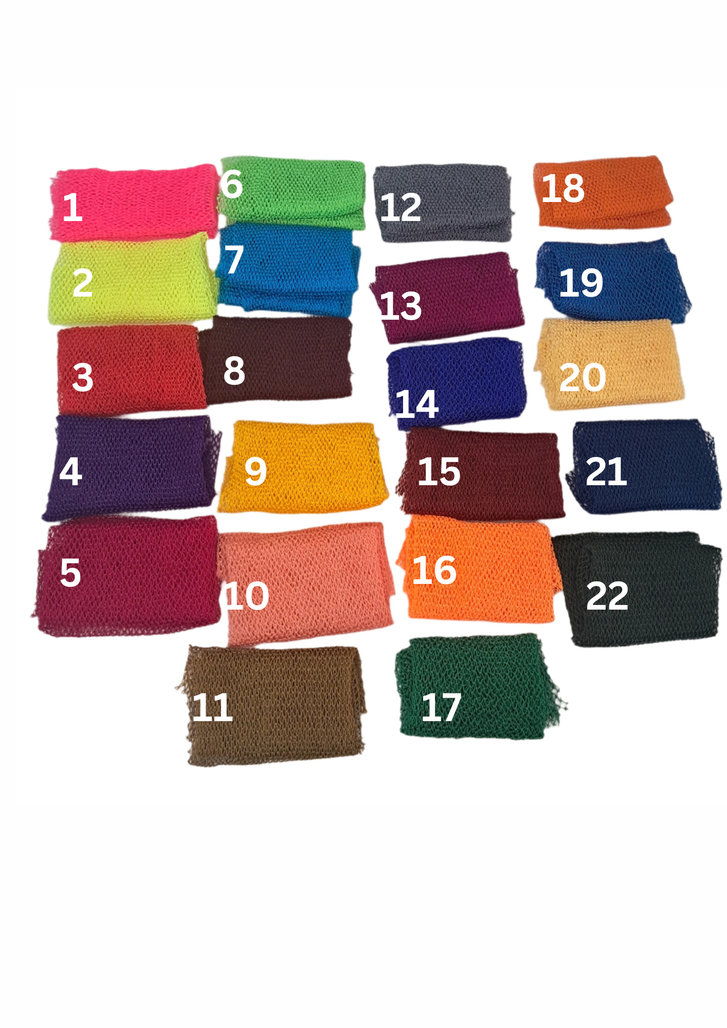 African Exfoliating Sponge – 25 Pieces (Bulk Pack)