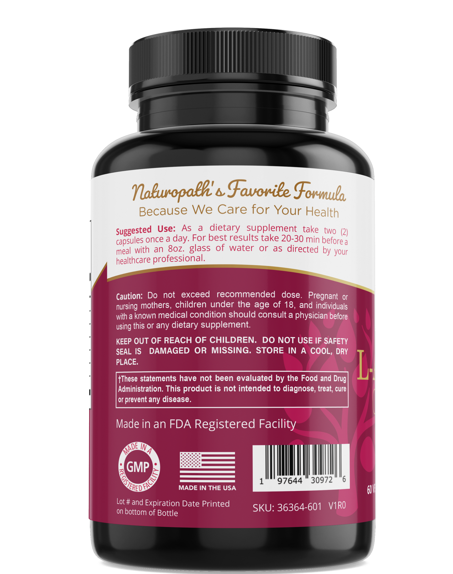 L-Arginine - Clean, Simple Formula