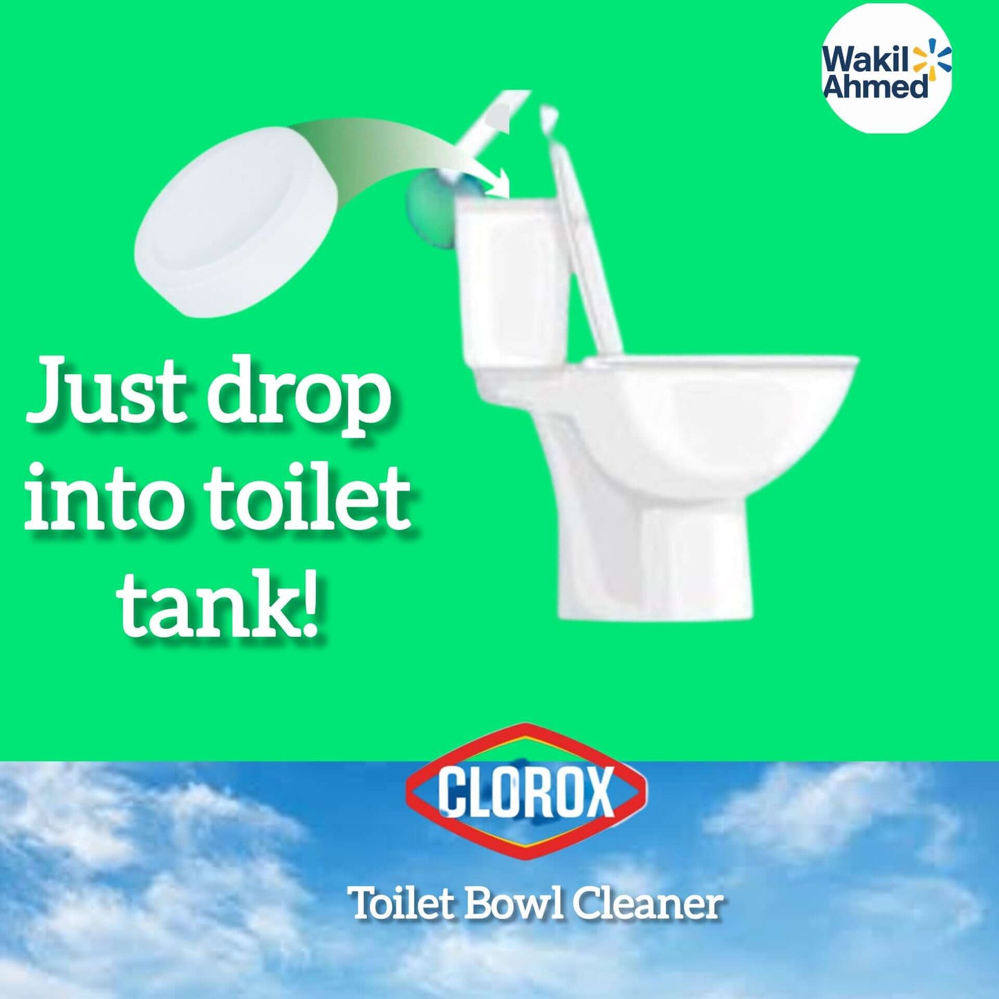 Clorox Toilet Bowl Cleaner Tablets Bleach – Ultra Clean & Long-Lasting