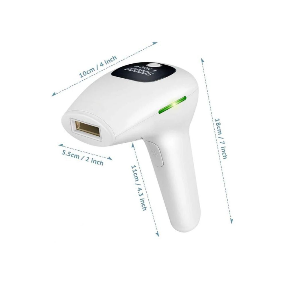 IPL Laser Hair Removal Device - 900,000 Flashes for Smooth Skin on Legs, Arms, and Bikini Line