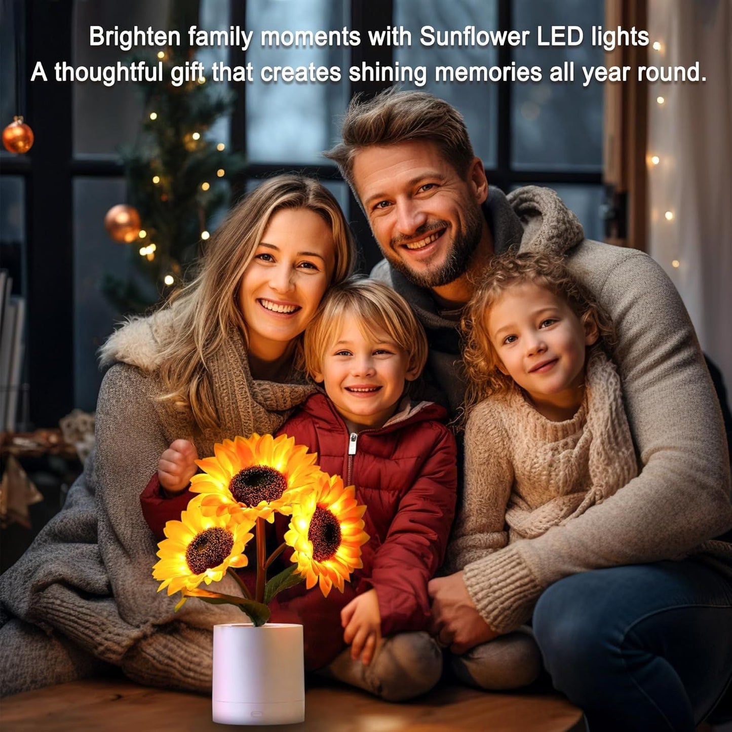 Sunflower Flower Lamp Gifts for Birthday Valentines Mothers Day Gifts for Women Mom Grandma Girlfriend Friend Wife Anniversary Birthday, Bedroom Bar Coffee Shop Sunflower Light Lamp Decor