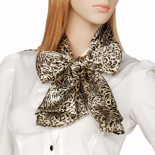 Blando Leopard & Zebra Design Fashion Exquisitely Soft Natural Silky Scarf/Wrap/Shawl(Small)