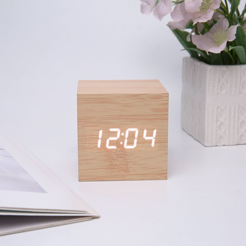 Alva Clock - Wooden Minimalist Clock
