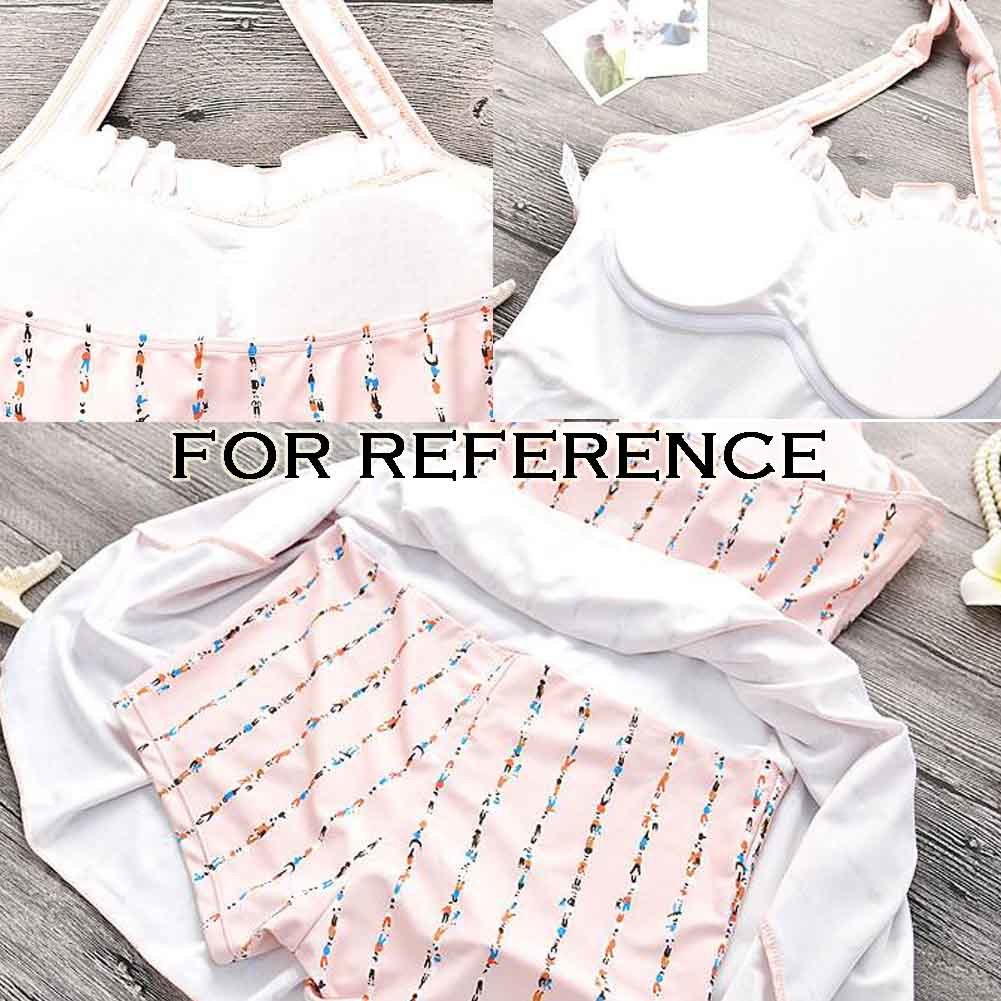 Sweet One Piece Swimsuit Bathing Suit Boyshort Beach wear Wireless Halter Style