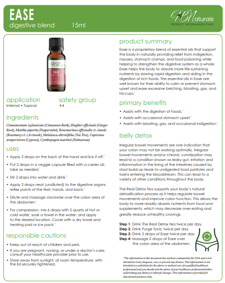 Ease Digestive Essential Oil Blend