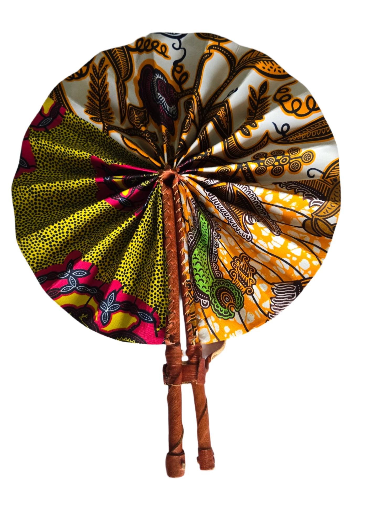 Ghanaian Fabric Fan - AB015