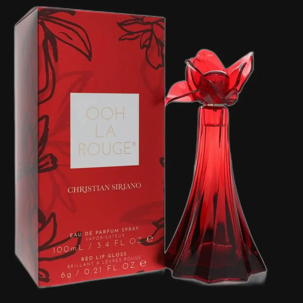 Ooh La Rouge + 0.21 oz Red Lip Gloss By Christian Siriano Perfume for Women