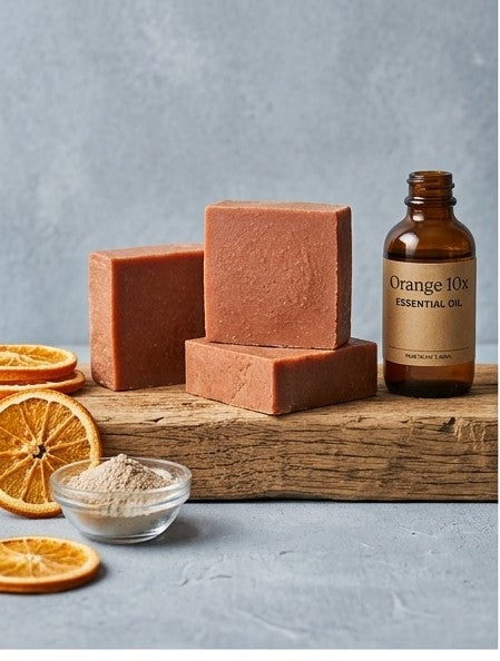 Orange 10x & Dead Sea Mud Clinical Restoration Bar - Deep Detoxifying Soap