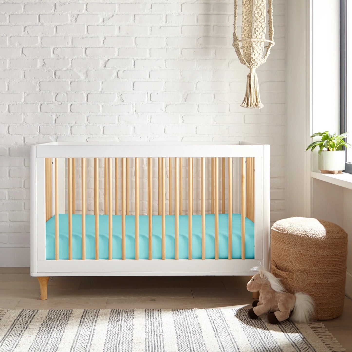 Cooling Bamboo Crib Fitted Sheet For Gentle Breathable Sleep