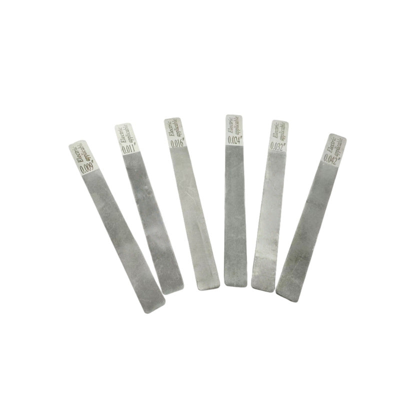 6-Piece Stainless Steel Guitar Fret Files Set,  Fret Dressing Kit for Acoustic/Electric Guitar, Luthier Repair Tools