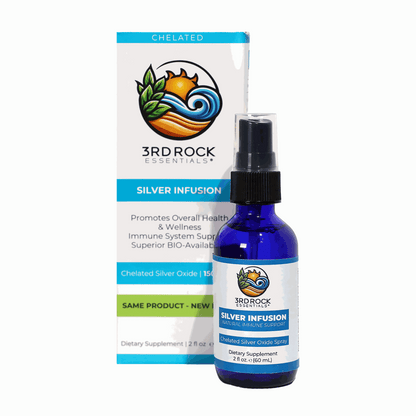 Silver Infusion 150 PPM Chelated Silver Oxide Supplement - 2 oz. Spray