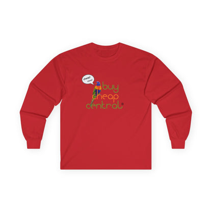 Unisex Long Sleeve Tee - Shop Black, Buy Cheap, Trendy Gift for Shoppers, Sustainable Fashion, Everyday Wear, Casual Style