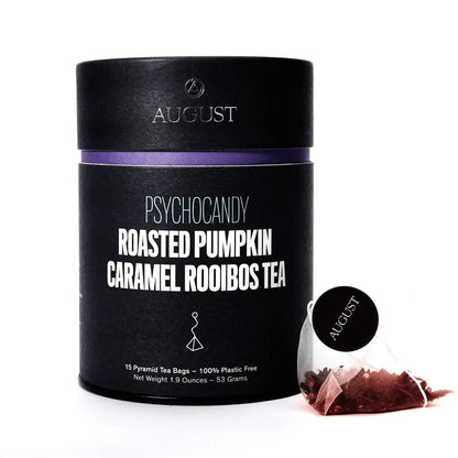 Psychocandy - Roasted Pumpkin Caramel Rooibos Tea (Caffeine Free) (15 Tea Bags)