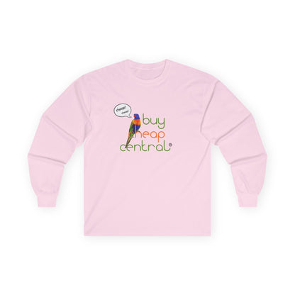 Unisex Long Sleeve Tee - Shop Black, Buy Cheap, Trendy Gift for Shoppers, Sustainable Fashion, Everyday Wear, Casual Style