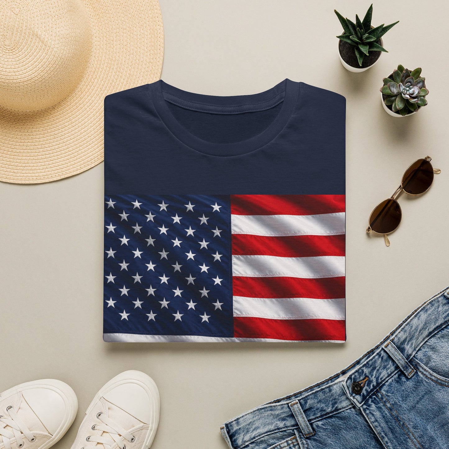 American Flag Graphic T-Shirt | USA Flag Tee, Patriotic Shirt