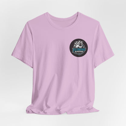 Fleming Racing Logo Tee | Racing Car Emblem T-Shirt