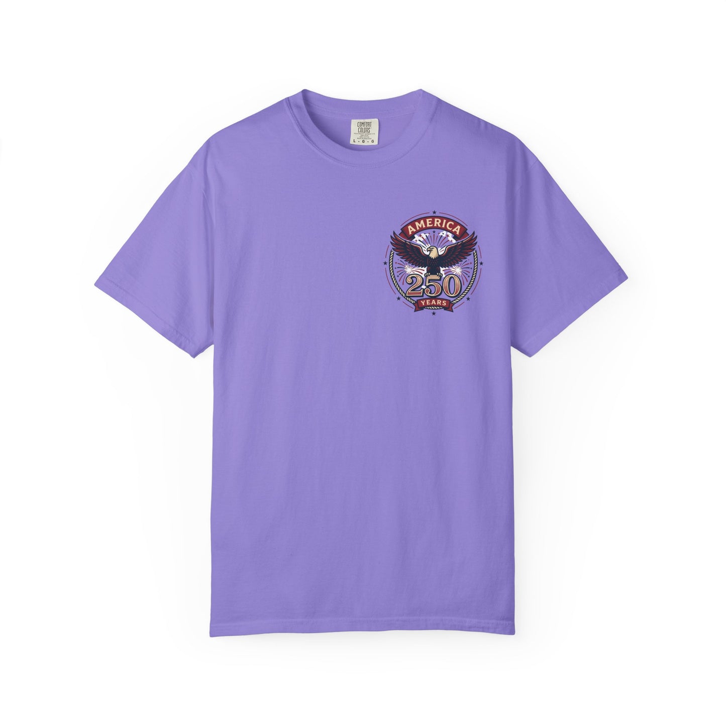 T-Shirt — 250 Years Celebrating Independence Fireworks Design