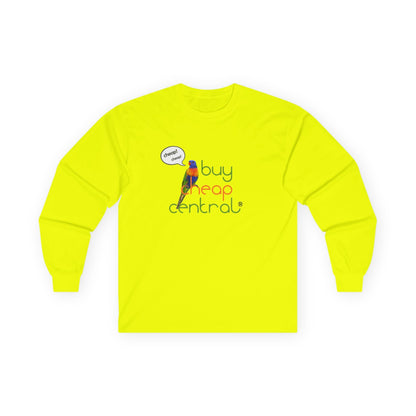 Unisex Long Sleeve Tee - Shop Black, Buy Cheap, Trendy Gift for Shoppers, Sustainable Fashion, Everyday Wear, Casual Style