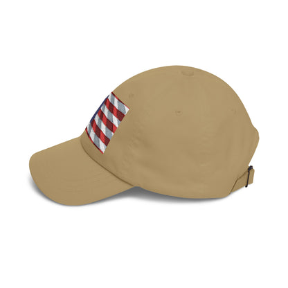 Distressed American Flag Dad Cap | Embroidered USA Baseball Hat
