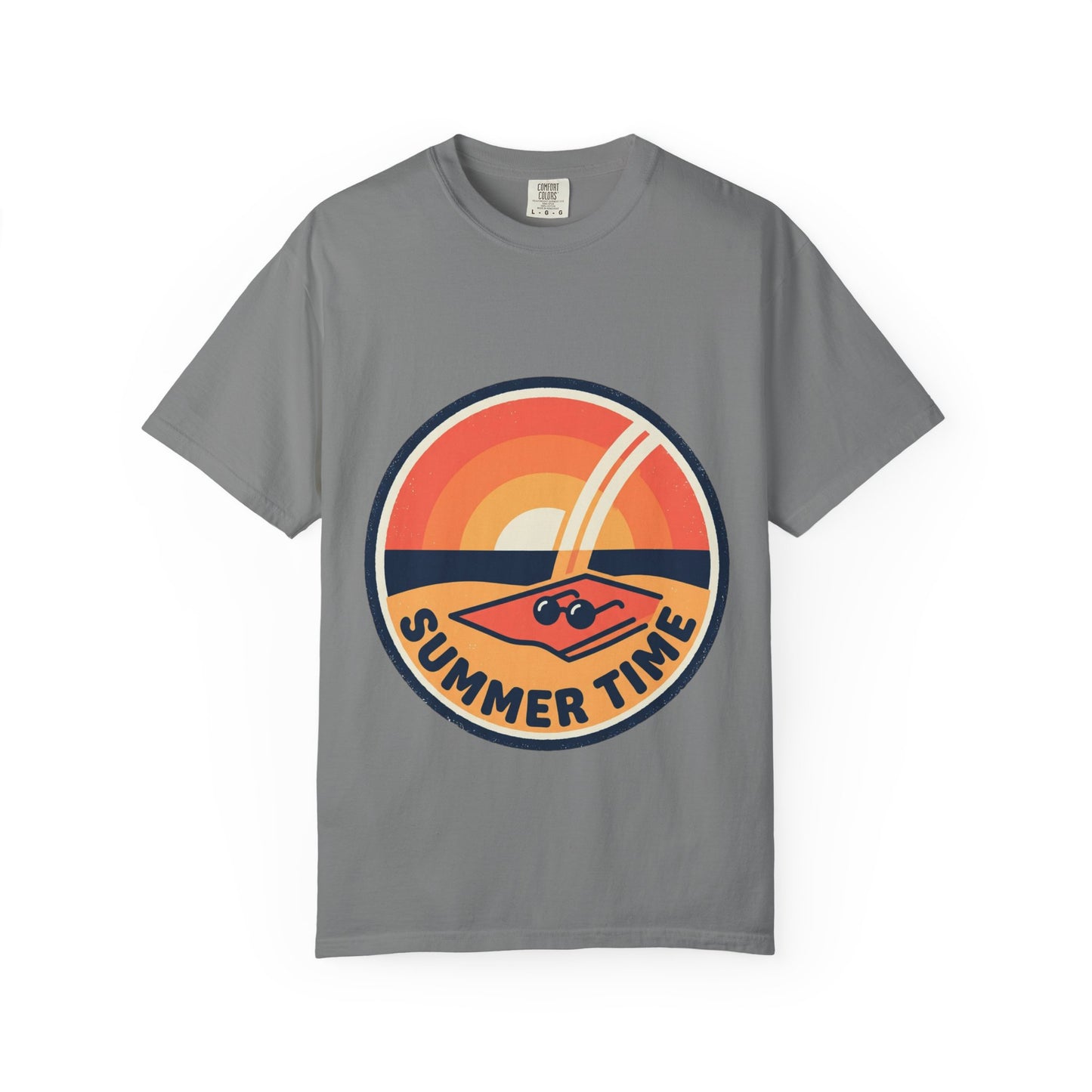 Summer Time Retro Sunset T-Shirt – Vintage Beach Vibes Tee
