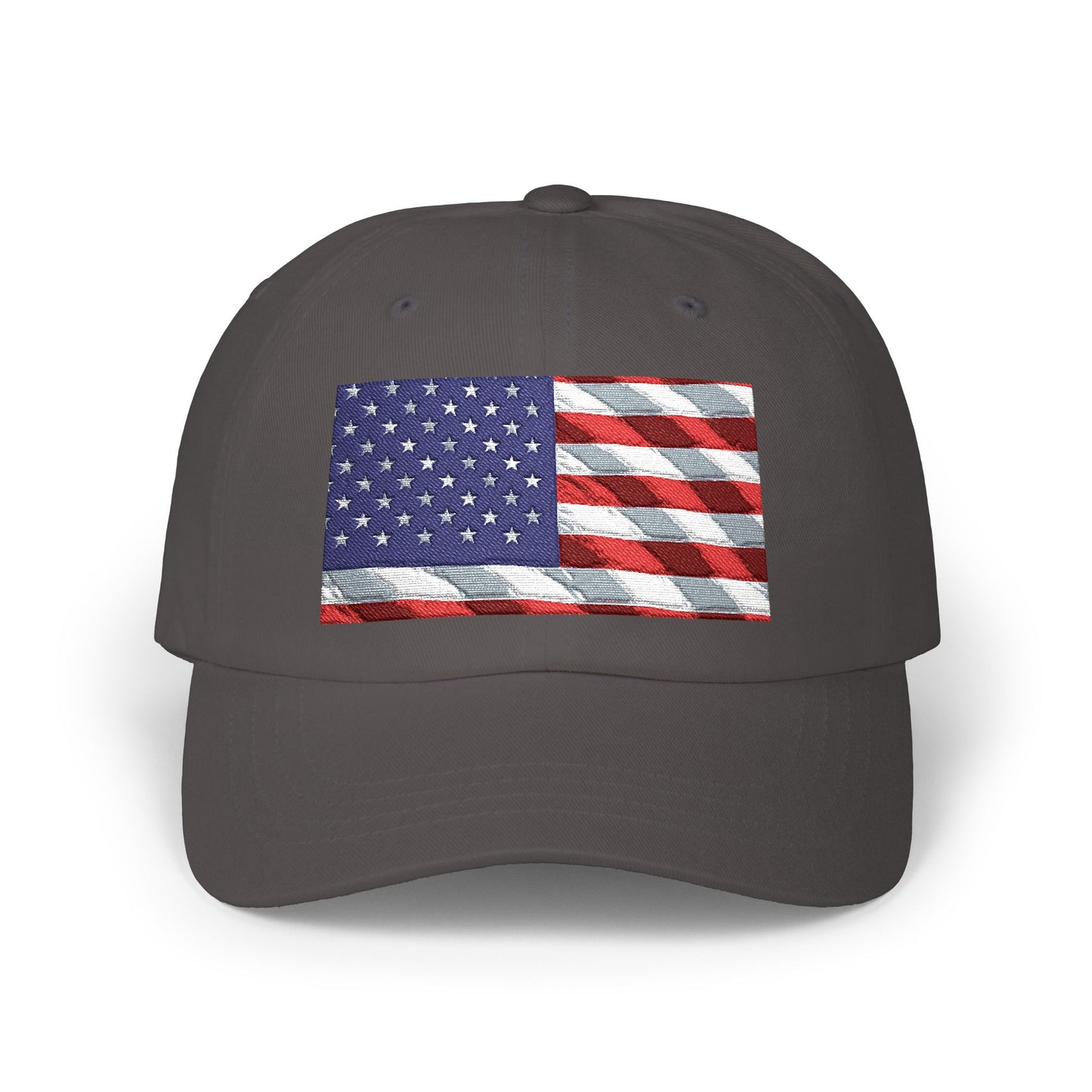 Distressed American Flag Dad Cap | Embroidered USA Baseball Hat