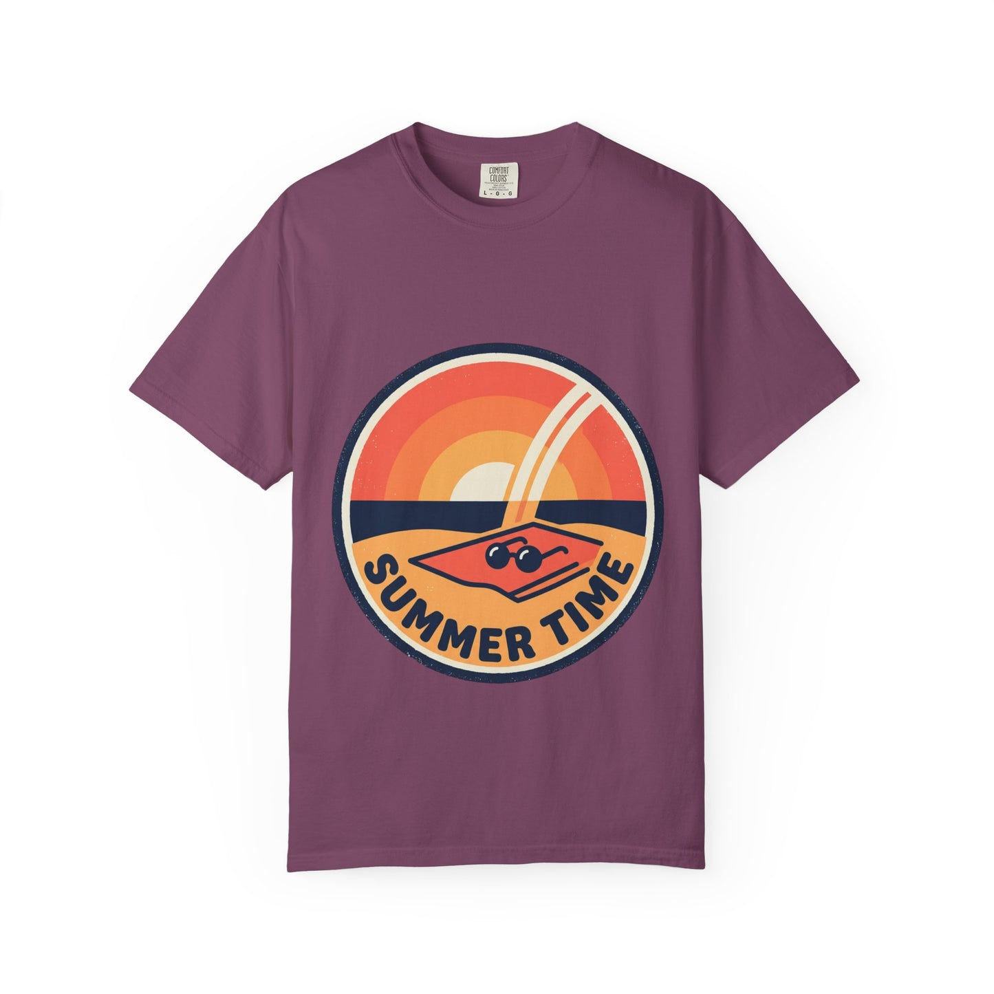 Summer Time Retro Sunset T-Shirt – Vintage Beach Vibes Tee