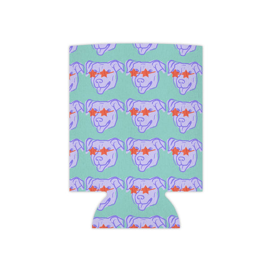 Star-Eyed Dog Can Cooler | Neoprene Beverage Insulator
