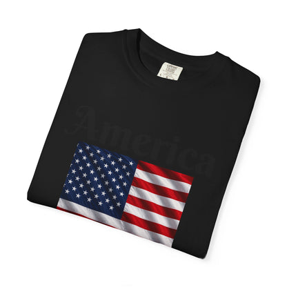 America Flag EST 1776-2026 T-Shirt | 250 Years Eagle Back Graphic