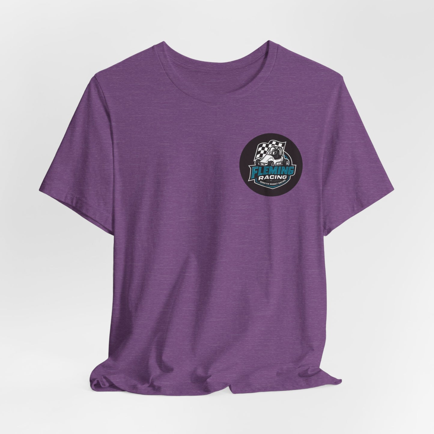 Fleming Racing Logo Tee | Racing Car Emblem T-Shirt