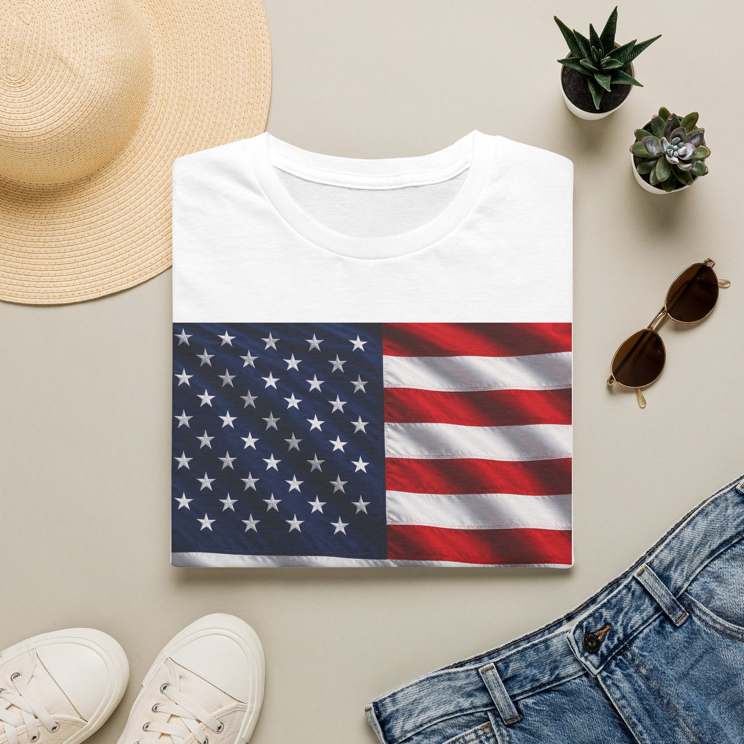 American Flag Graphic T-Shirt | USA Flag Tee, Patriotic Shirt