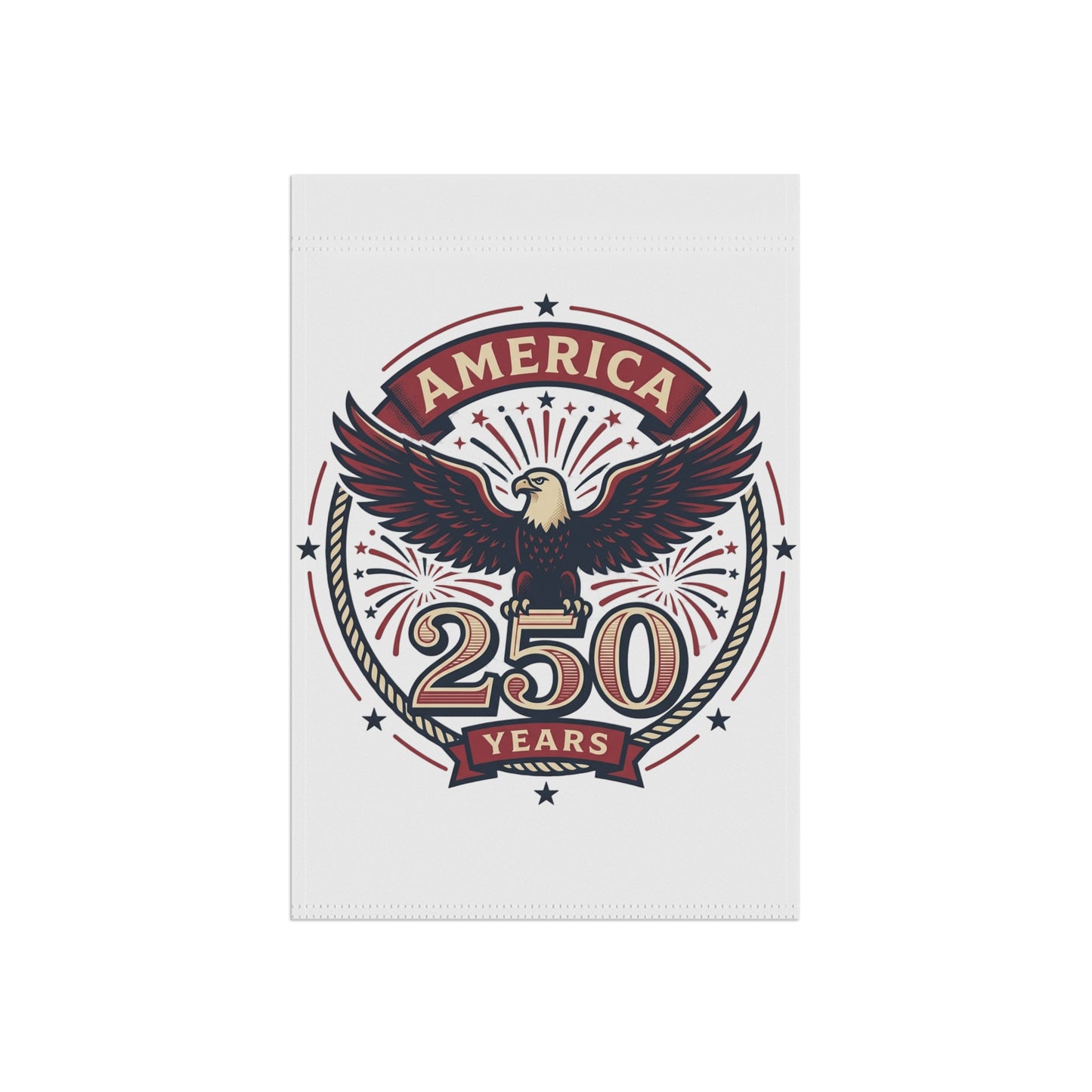 America 250 Years Eagle Garden Banner | Patriotic Yard Flag