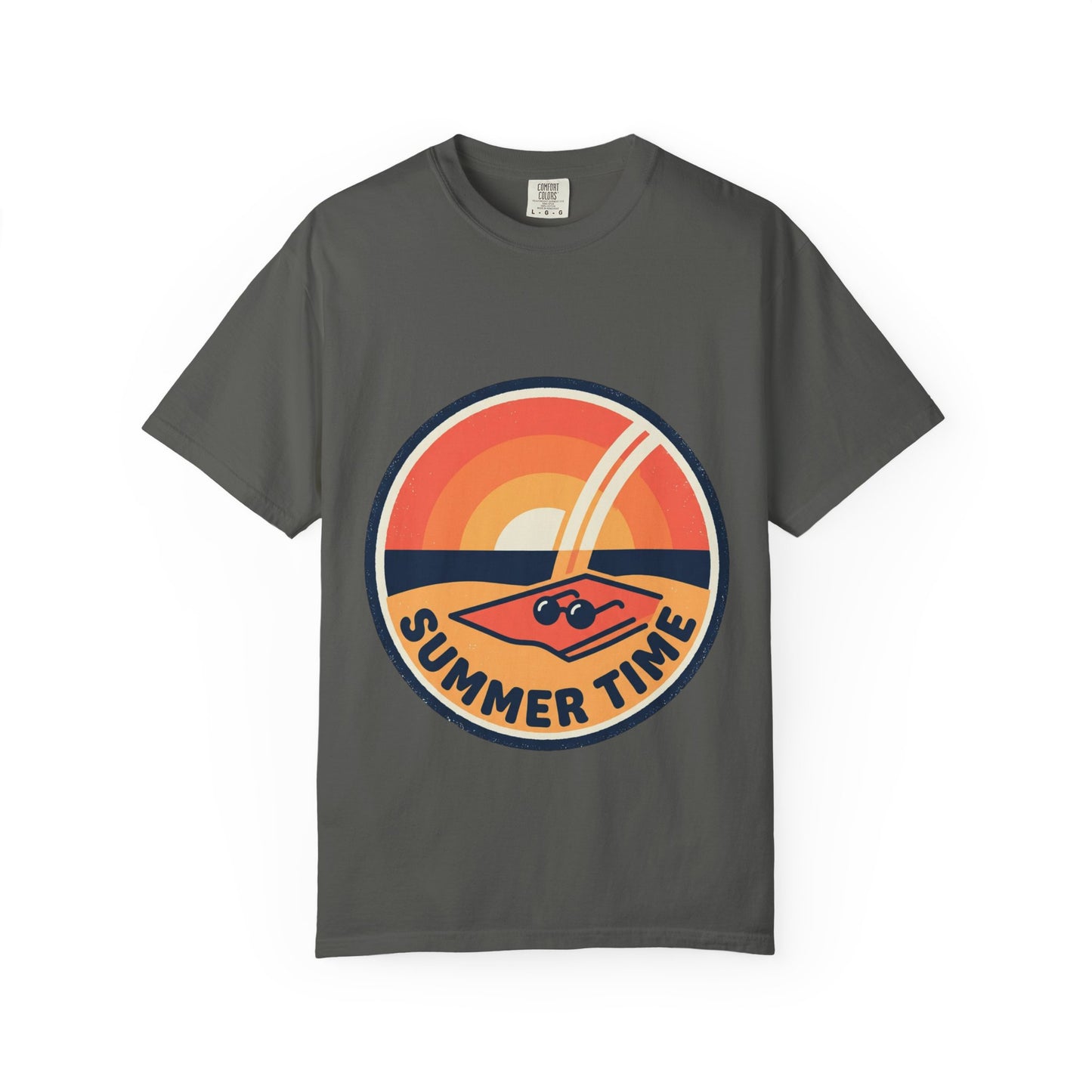 Summer Time Retro Sunset T-Shirt – Vintage Beach Vibes Tee