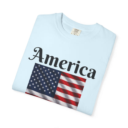 America Flag EST 1776-2026 T-Shirt | 250 Years Eagle Back Graphic