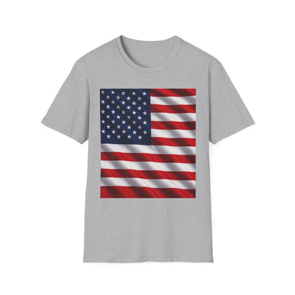 American Flag Graphic T-Shirt | USA Flag Tee, Patriotic Shirt