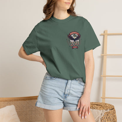T-Shirt — 250 Years Celebrating Independence Fireworks Design