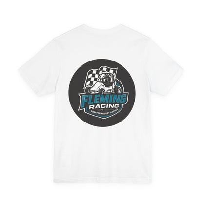 Fleming Racing Logo Tee | Racing Car Emblem T-Shirt