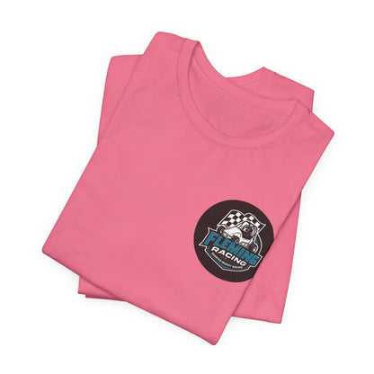 Fleming Racing Logo Tee | Racing Car Emblem T-Shirt