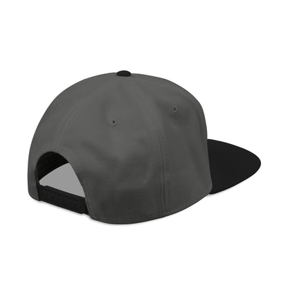 Smiling Ghost Patch Snapback | Embroidered Baseball Cap