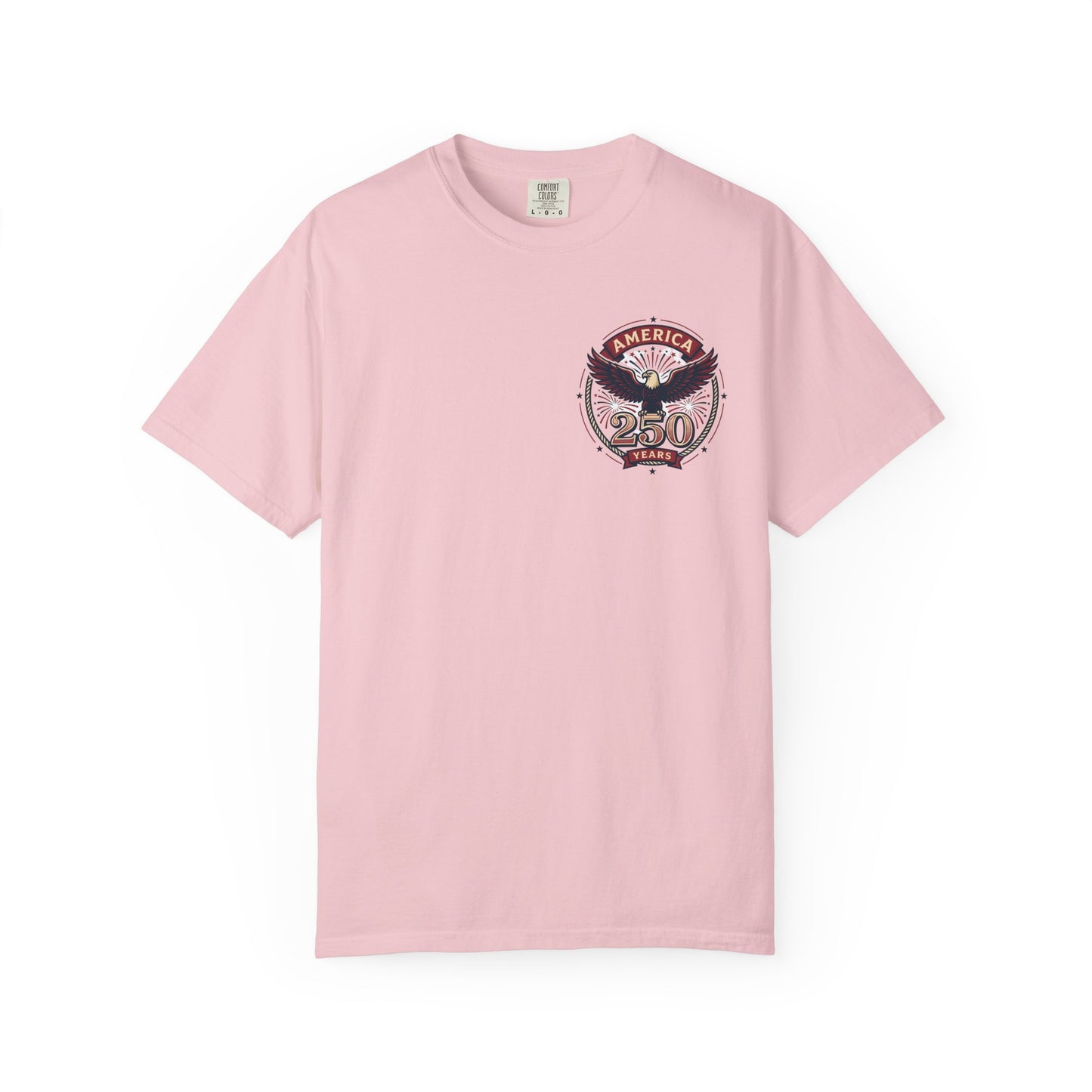 T-Shirt — 250 Years Celebrating Independence Fireworks Design