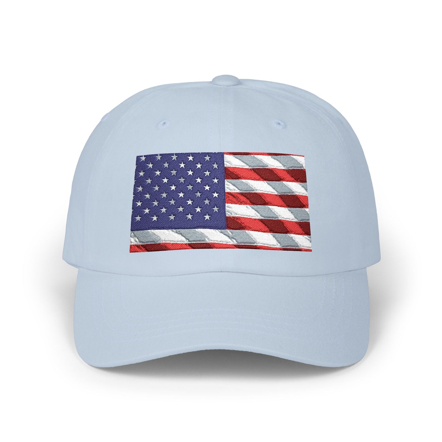 Distressed American Flag Dad Cap | Embroidered USA Baseball Hat