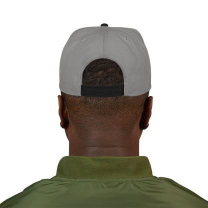 Smiling Ghost Patch Snapback | Embroidered Baseball Cap