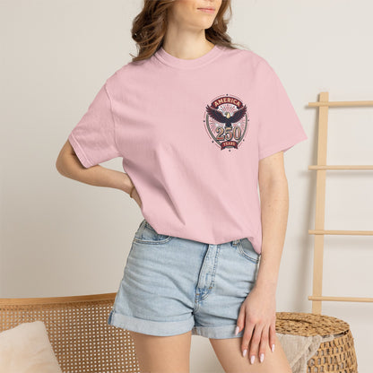 T-Shirt — 250 Years Celebrating Independence Fireworks Design