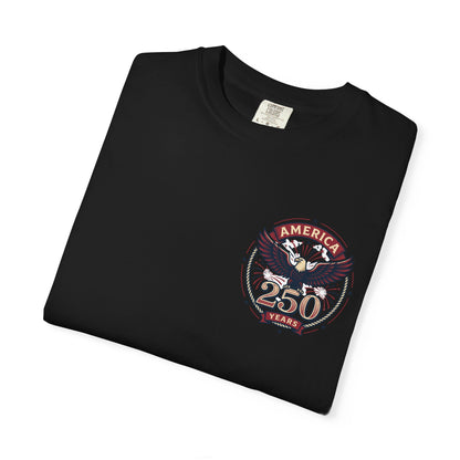 T-Shirt — 250 Years Celebrating Independence Fireworks Design