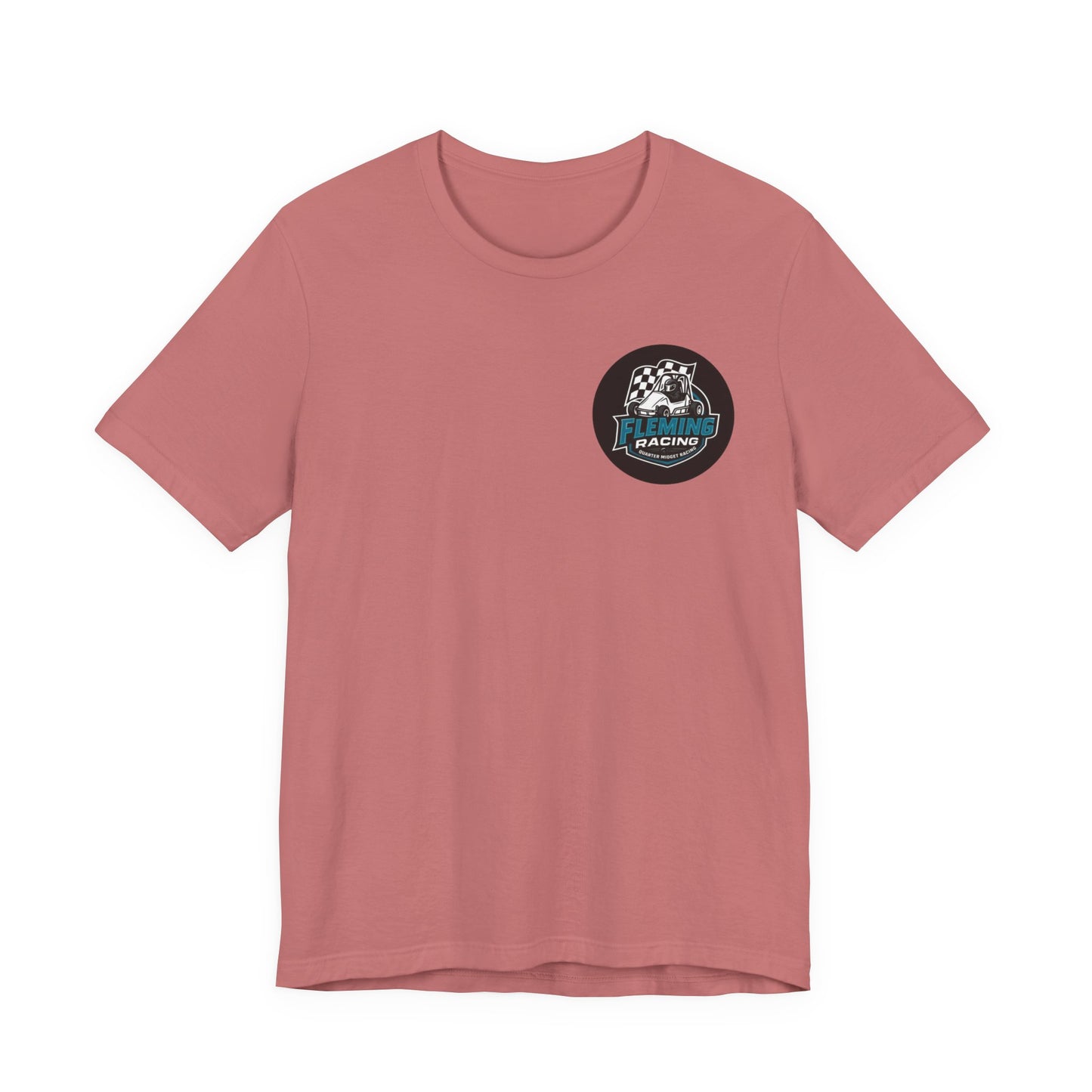 Fleming Racing Logo Tee | Racing Car Emblem T-Shirt