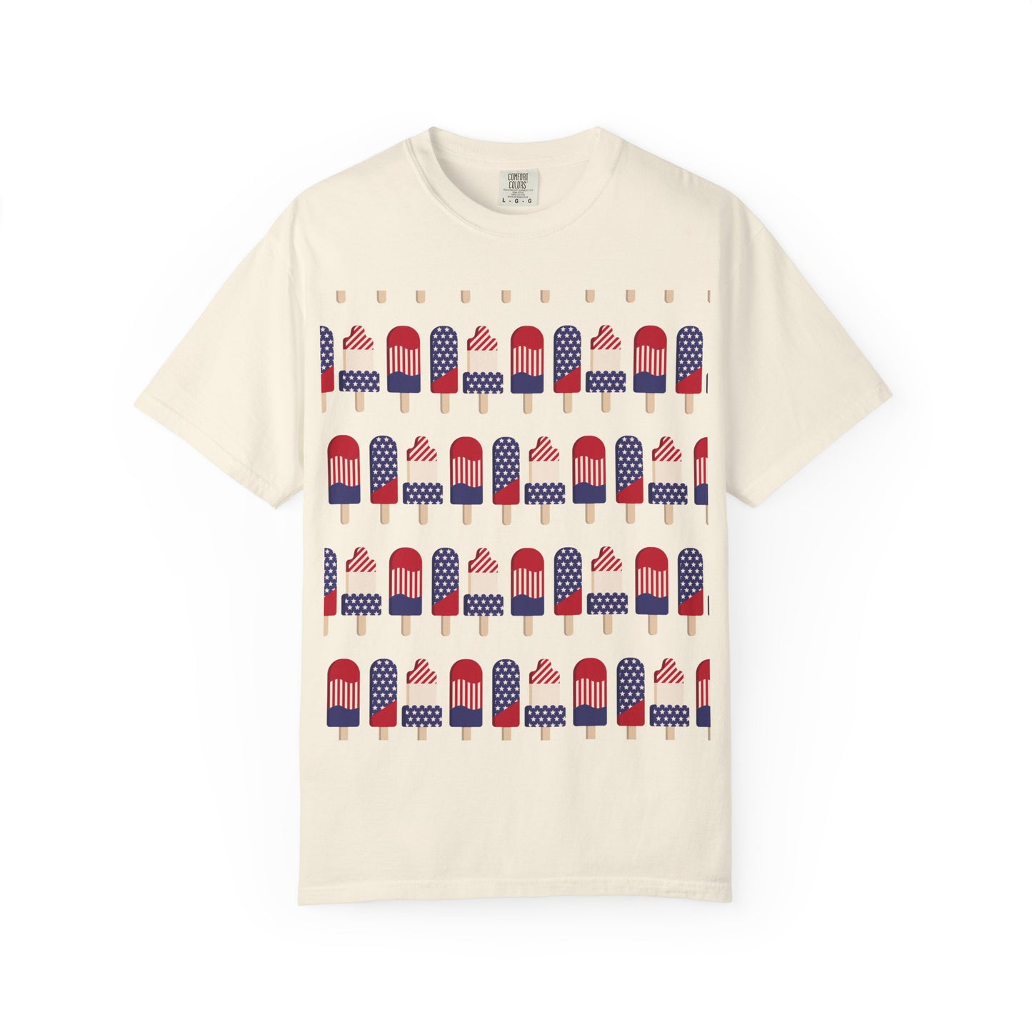 American Flag Popsicle T-shirt | Patriotic Fourth of July Ice Pop Tee