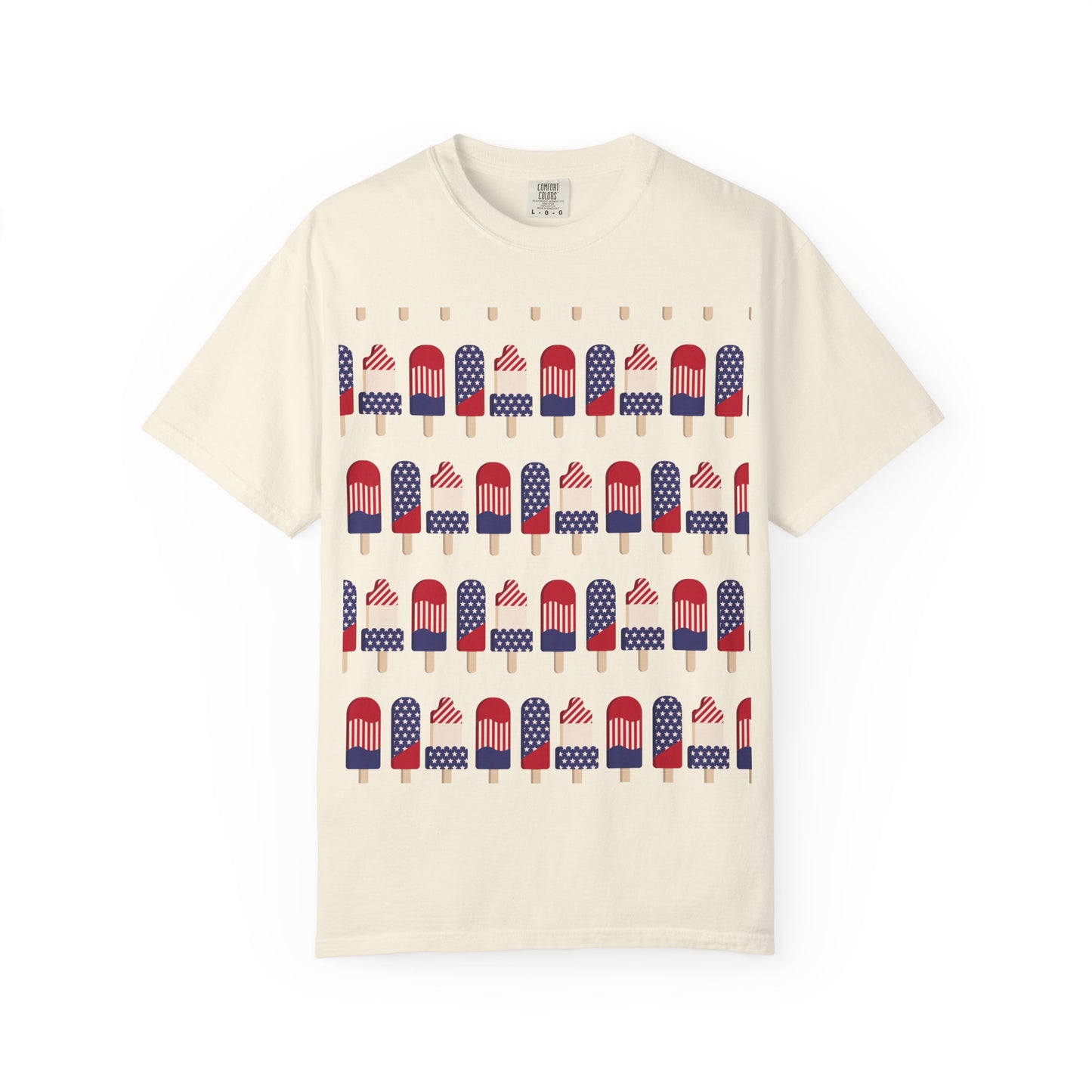 American Flag Popsicle T-shirt | Patriotic Fourth of July Ice Pop Tee