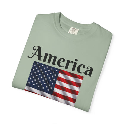 America Flag EST 1776-2026 T-Shirt | 250 Years Eagle Back Graphic