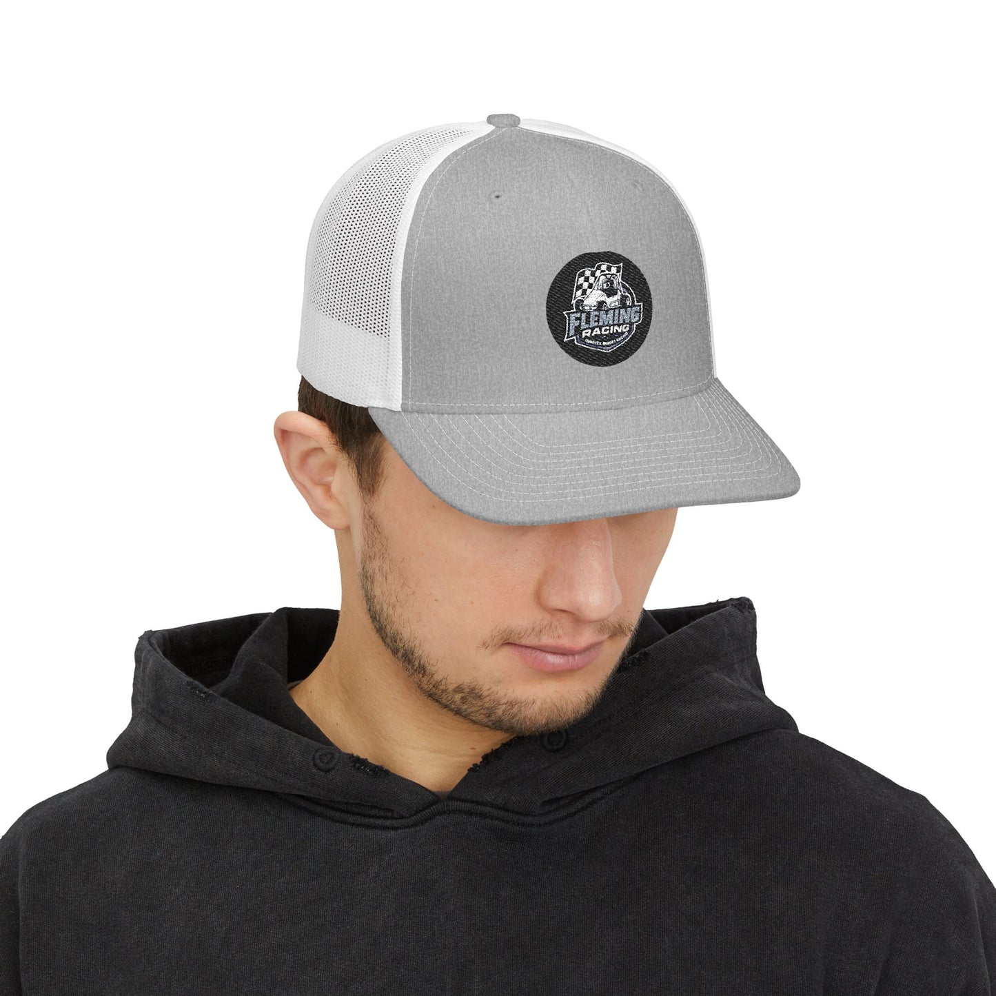 Mountain Logo Snapback Trucker Cap | Outdoor Adventure, Vintage Patch
