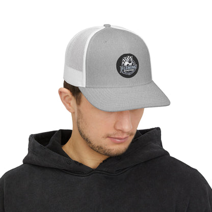 Mountain Logo Snapback Trucker Cap | Outdoor Adventure, Vintage Patch